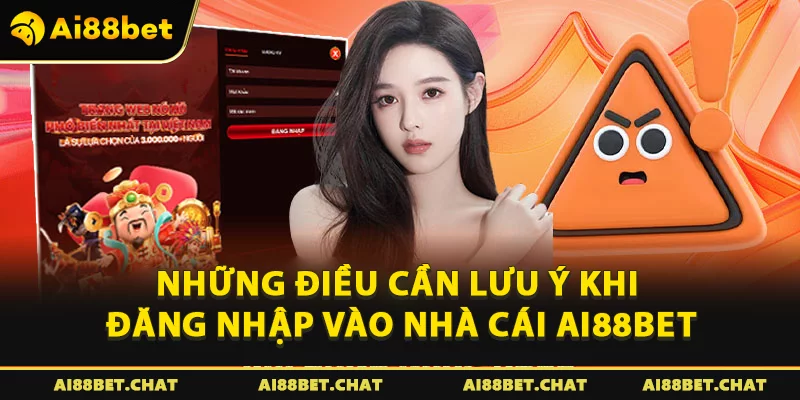 Những điều cần lưu ý khi đăng nhập vào nhà cái Ai88bet