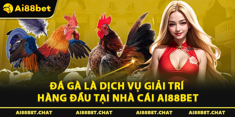 Đá gà là dịch vụ giải trí hàng đầu tại nhà cái Ai88bet
